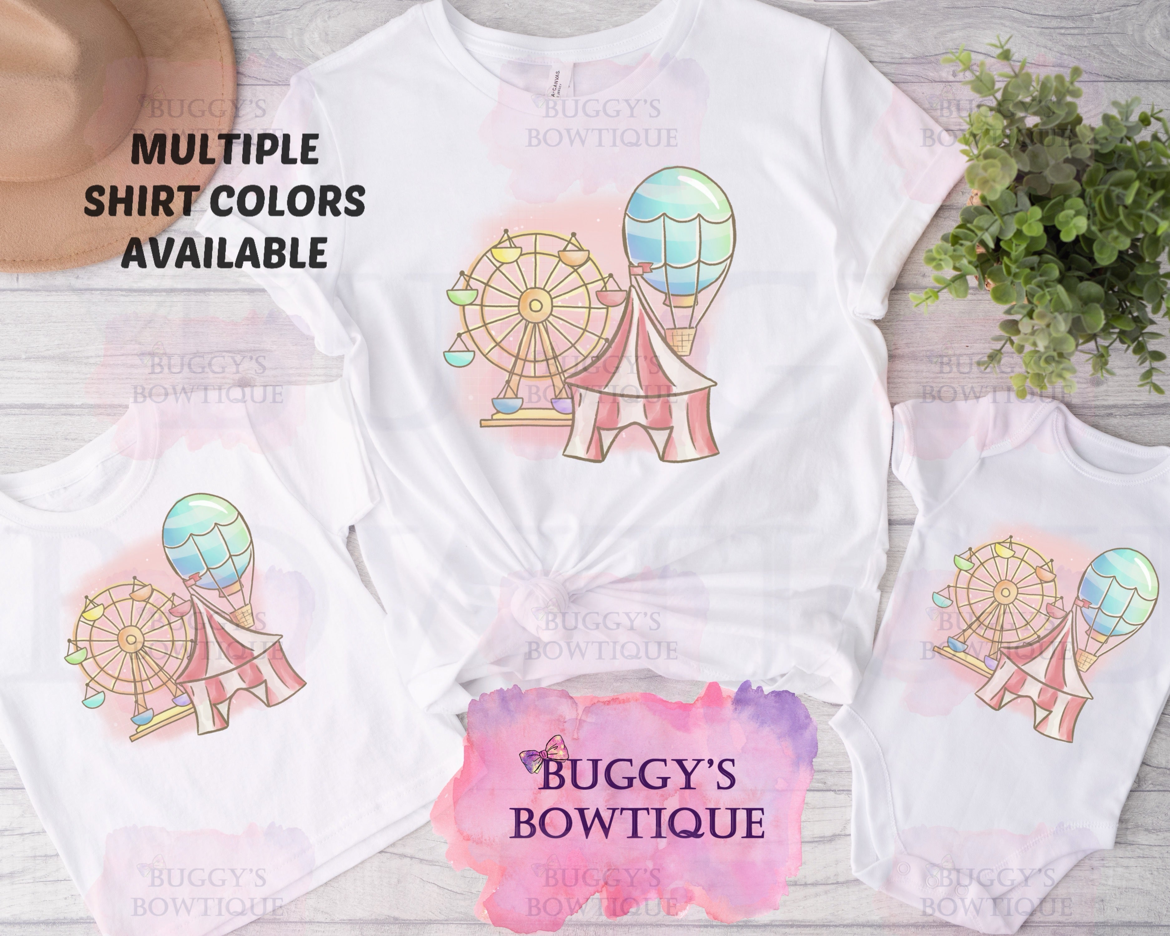 Carnival Sublimation/ DTF/ BLEACHED Shirts, Onesies, Sweatshirts- MULTIPLE COLORS