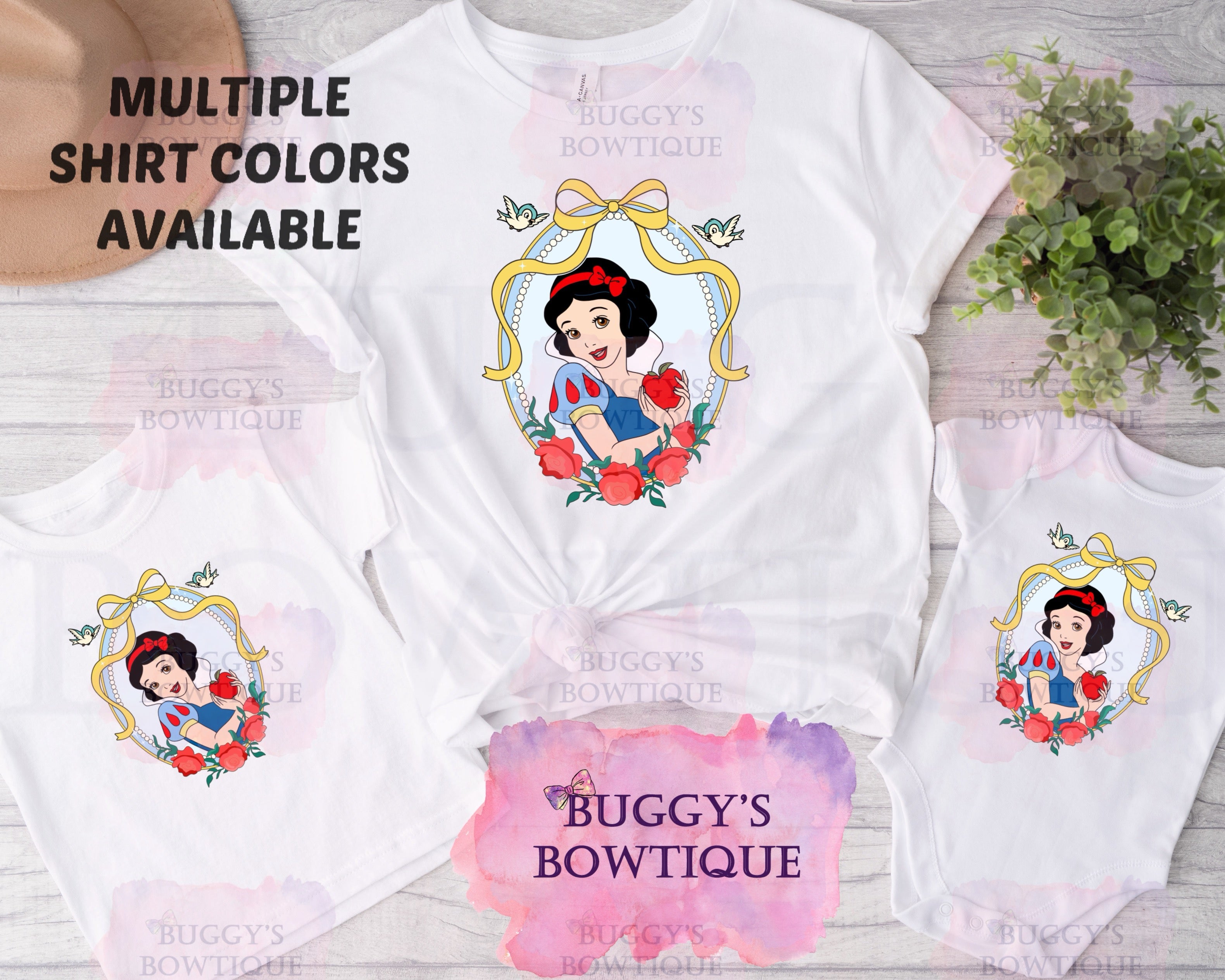 Apple Princess Sublimation/ DTF/ BLEACHED Shirts, Onesies, Sweatshirts- MULTIPLE COLORS