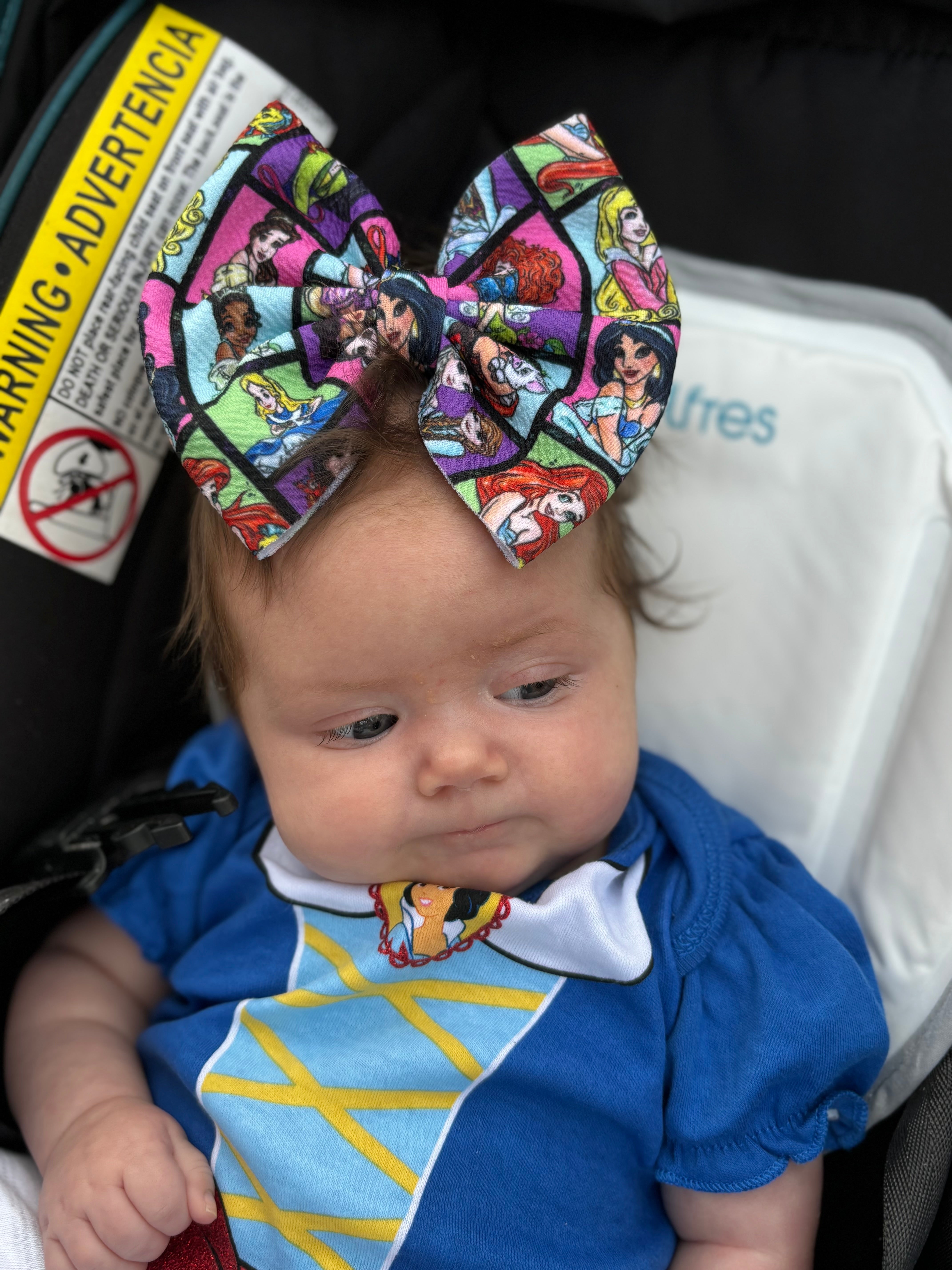 Princess bow/ bow tie/ headband/ piggies/ scrunchie