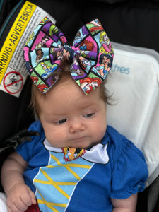Princess bow/ bow tie/ headband/ piggies/ scrunchie