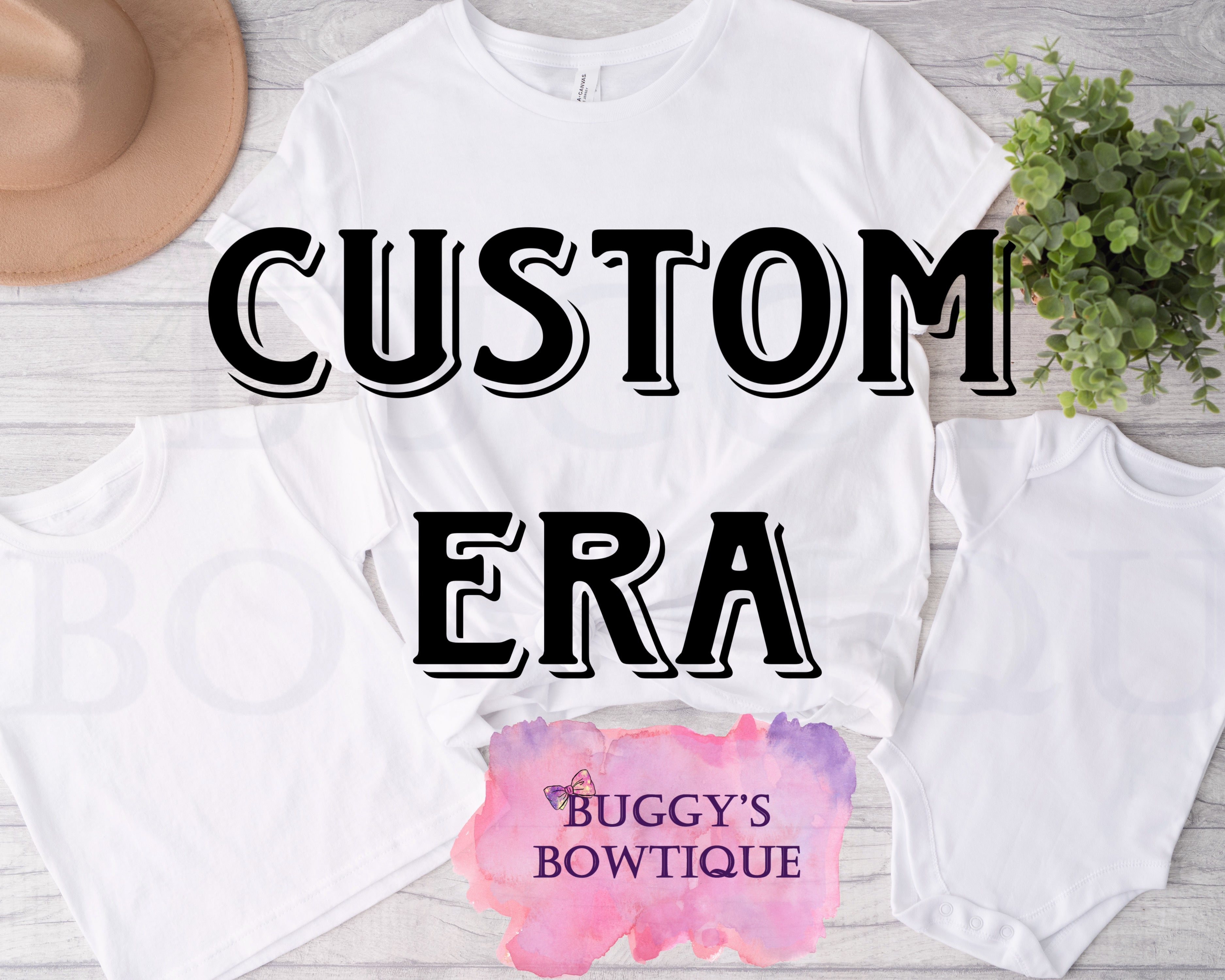 CUSTOM Era Sublimation/ DTF/ BLEACHED Shirts, Onesies, Sweatshirts- MULTIPLE COLORS