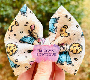 Mouse Cookie bow/bow tie/headband/piggies/Scrunchie