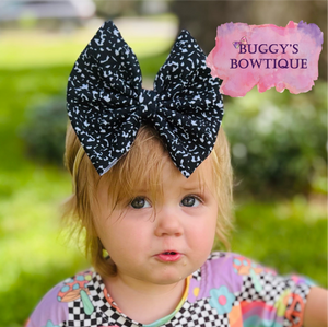 Composition Notebook bow/ bow tie/ headband/ piggies/ scrunchie