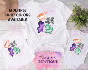 Halloween Dinosaurs Sublimation/ DTF/ BLEACHED Shirts, Onesies, Sweatshirts- MULTIPLE COLORS