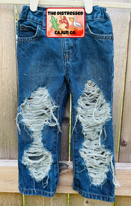 RTS Distressed Denim Size 2t