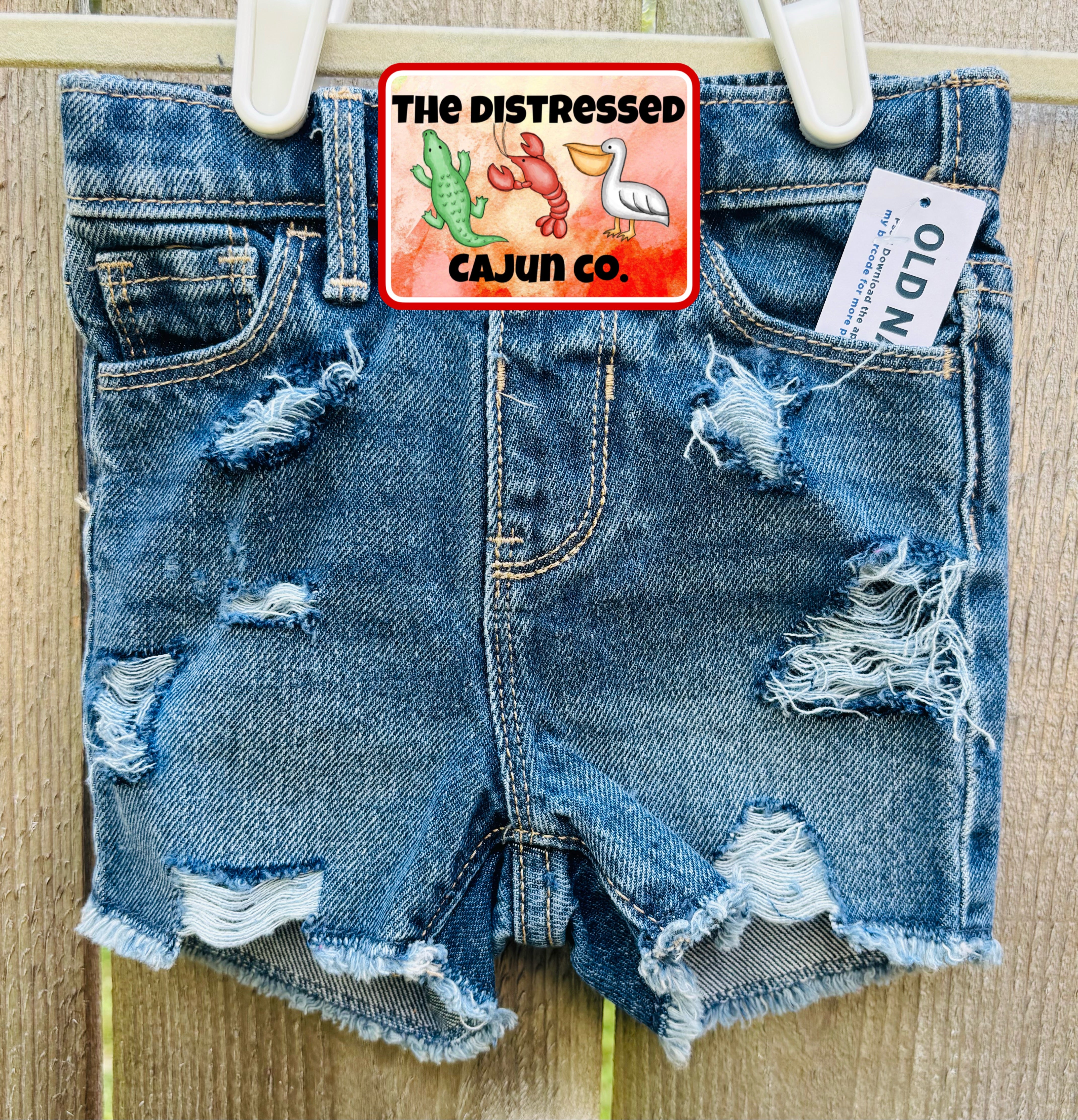 RTS Distressed Denim Size 18/24 months