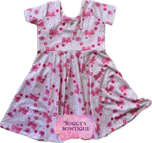 RTS Handmade Pink Doll Dress