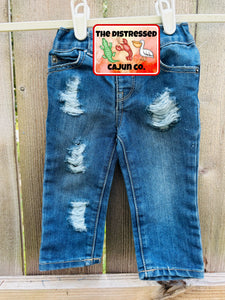 RTS Distressed Denim Size 9/12 month