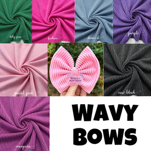 Wavy Bows