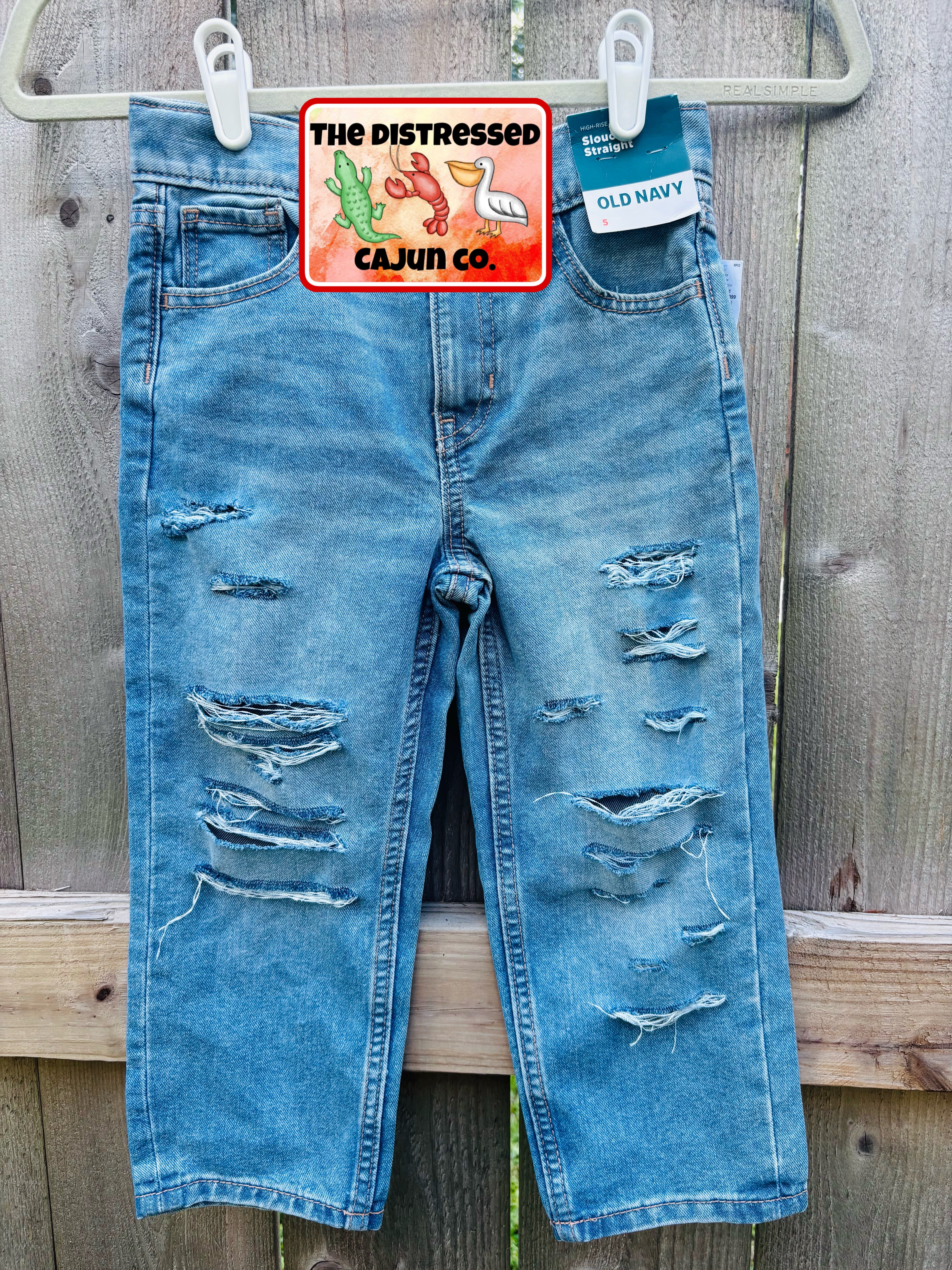 RTS Distressed Denim Size 5