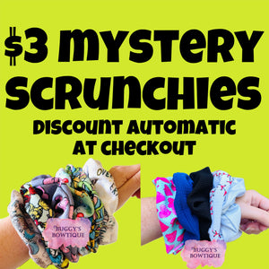 $3 MYSTERY SCRUNCHIES- Discount automatic at checkout- NO LIMIT