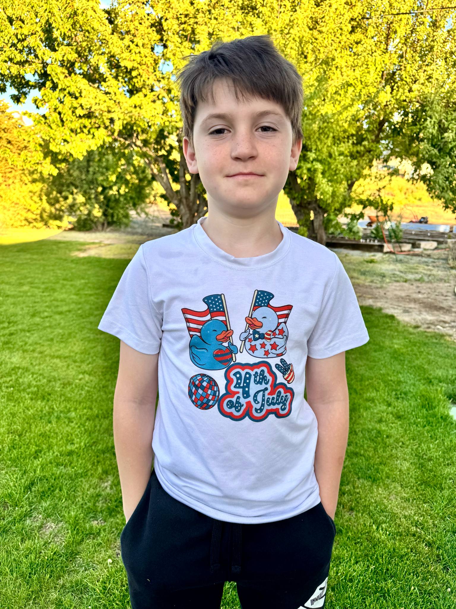 4th of July Ducks Sublimation/ DTF/ BLEACHED Shirts, Onesies, Sweatshirts- MULTIPLE COLORS