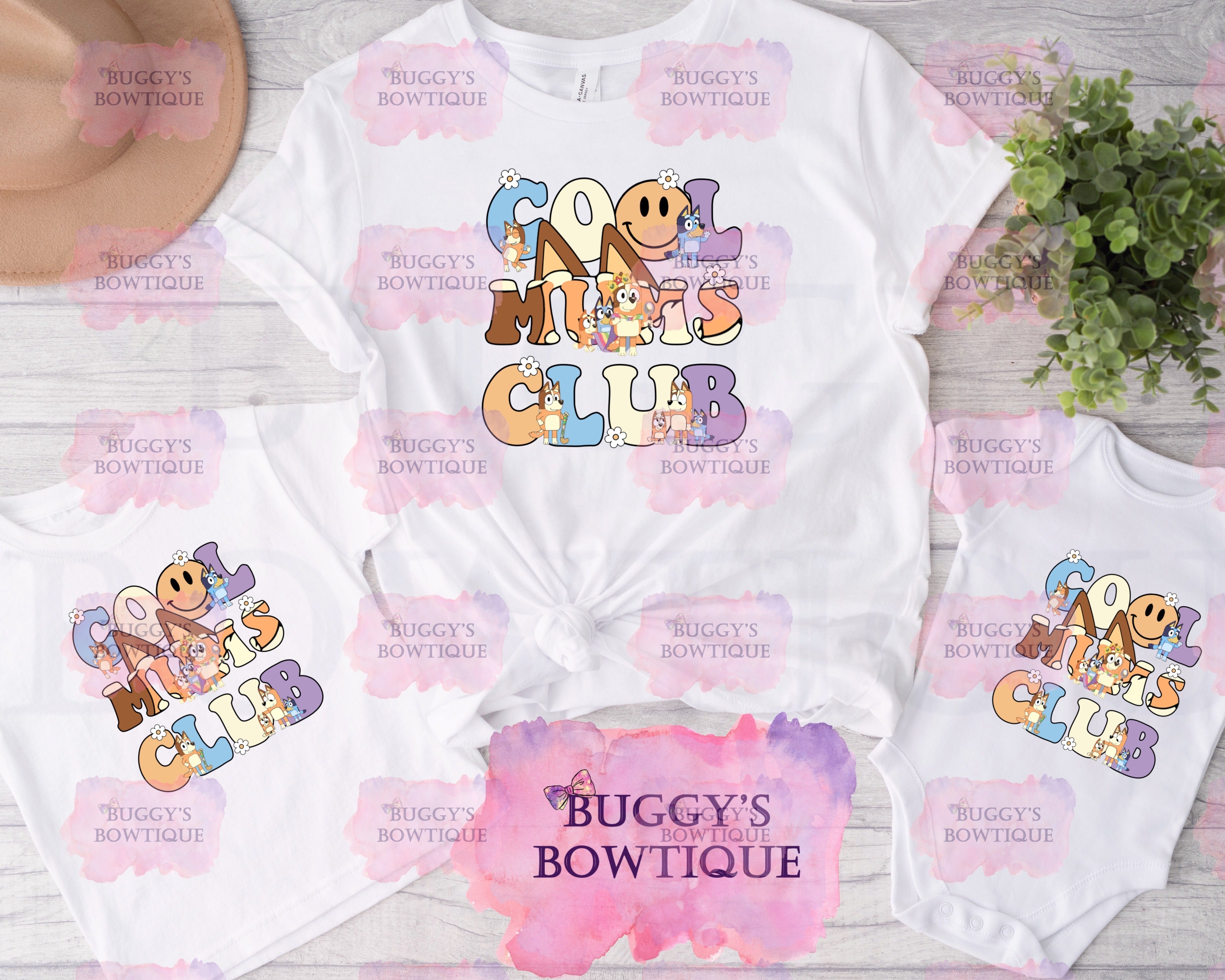 Cool Mums Club Sublimation/ DTF/ BLEACHED Shirts, Onesies, Sweatshirts- MULTIPLE COLORS