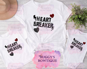 Heart Breaker Sublimation/ DTF/ BLEACHED Shirts, Onesies, Sweatshirts- MULTIPLE COLORS