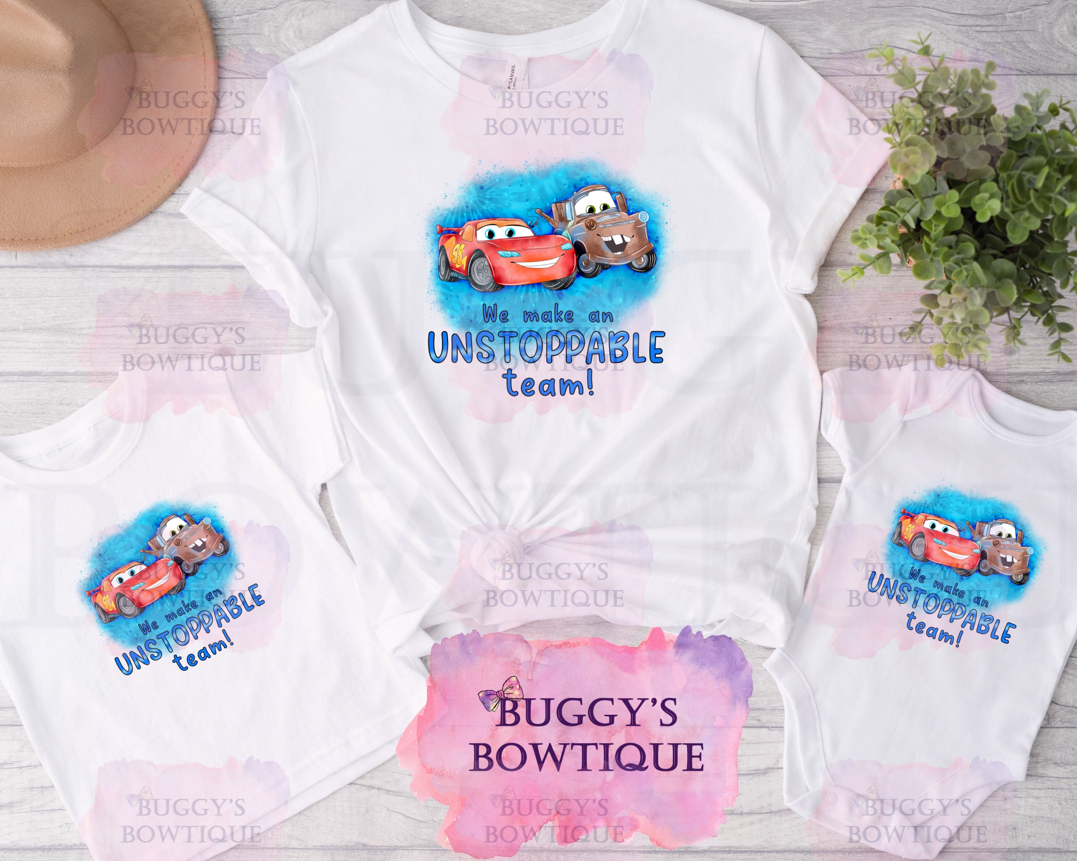 Unstoppable Team Sublimation/ DTF/ BLEACHED Shirts, Onesies, Sweatshirts- MULTIPLE COLORS