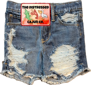 RTS Distressed Denim Shorts 4t