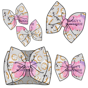 Droid bow/ bow tie/ headband/ piggies/ scrunchie