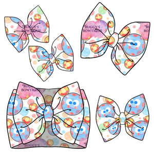 Clubhouse bow/ bow tie/ headband/ piggies/ scrunchie