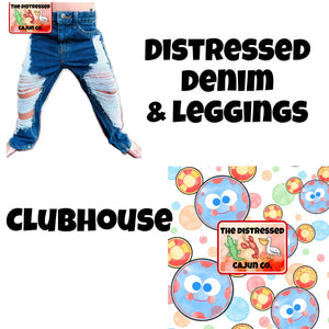 Clubhouse Distressed Denim & Leggings