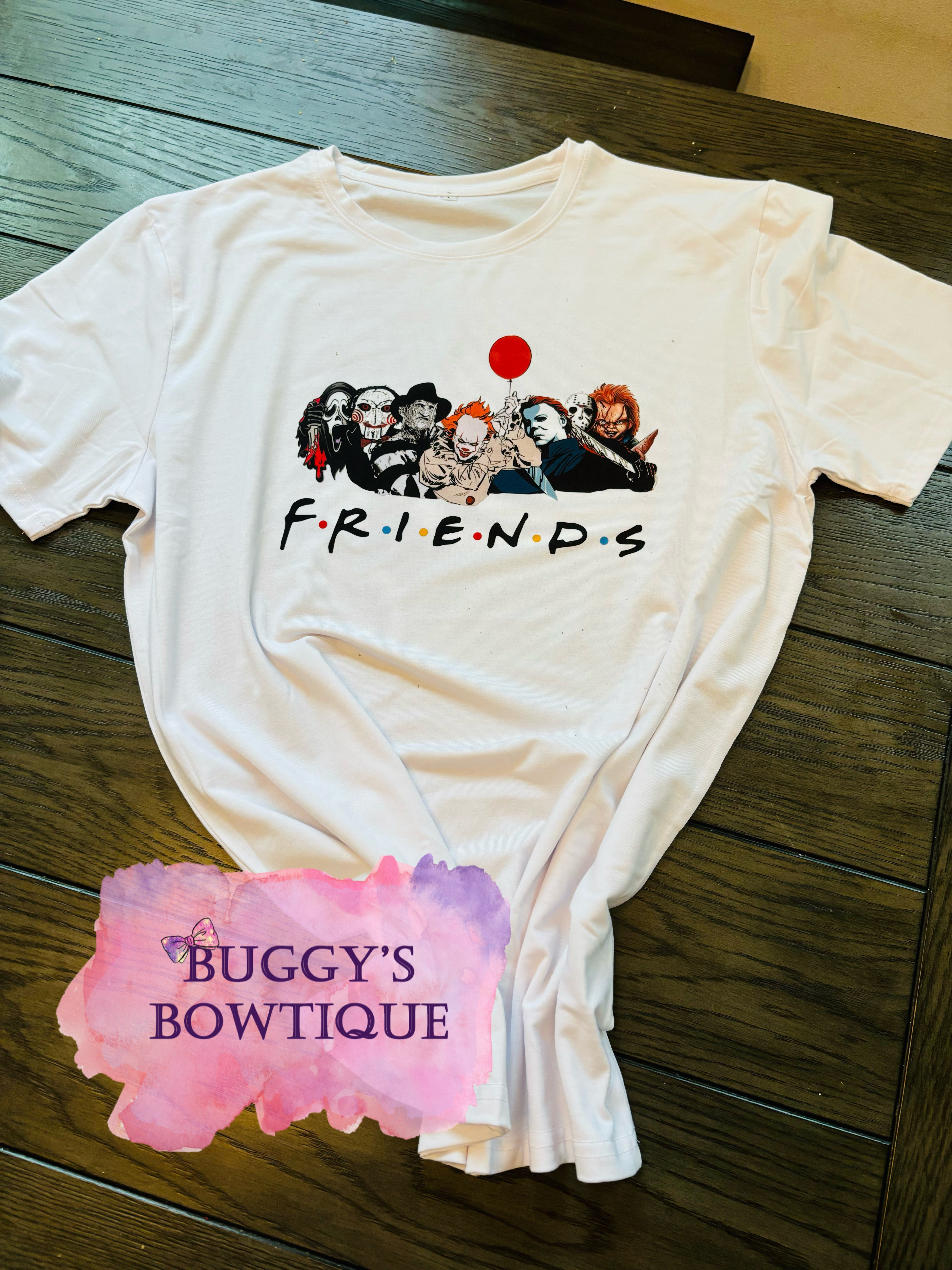 SALE: Spooky Friends Sublimation Shirt *SEE DESCRIPTION*