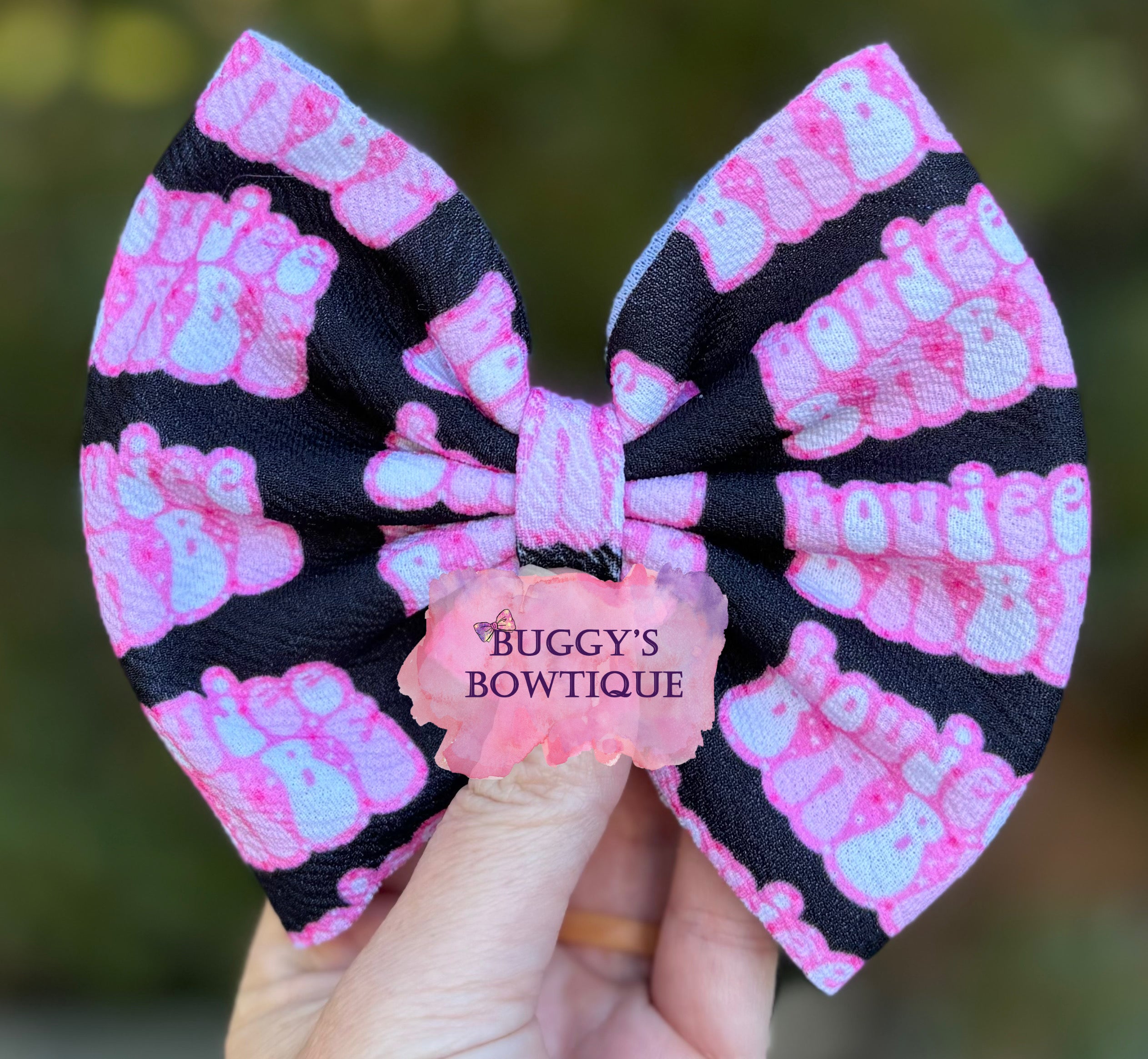 Boujee Babe bow/ bow tie/ headband/ piggies/ scrunchie