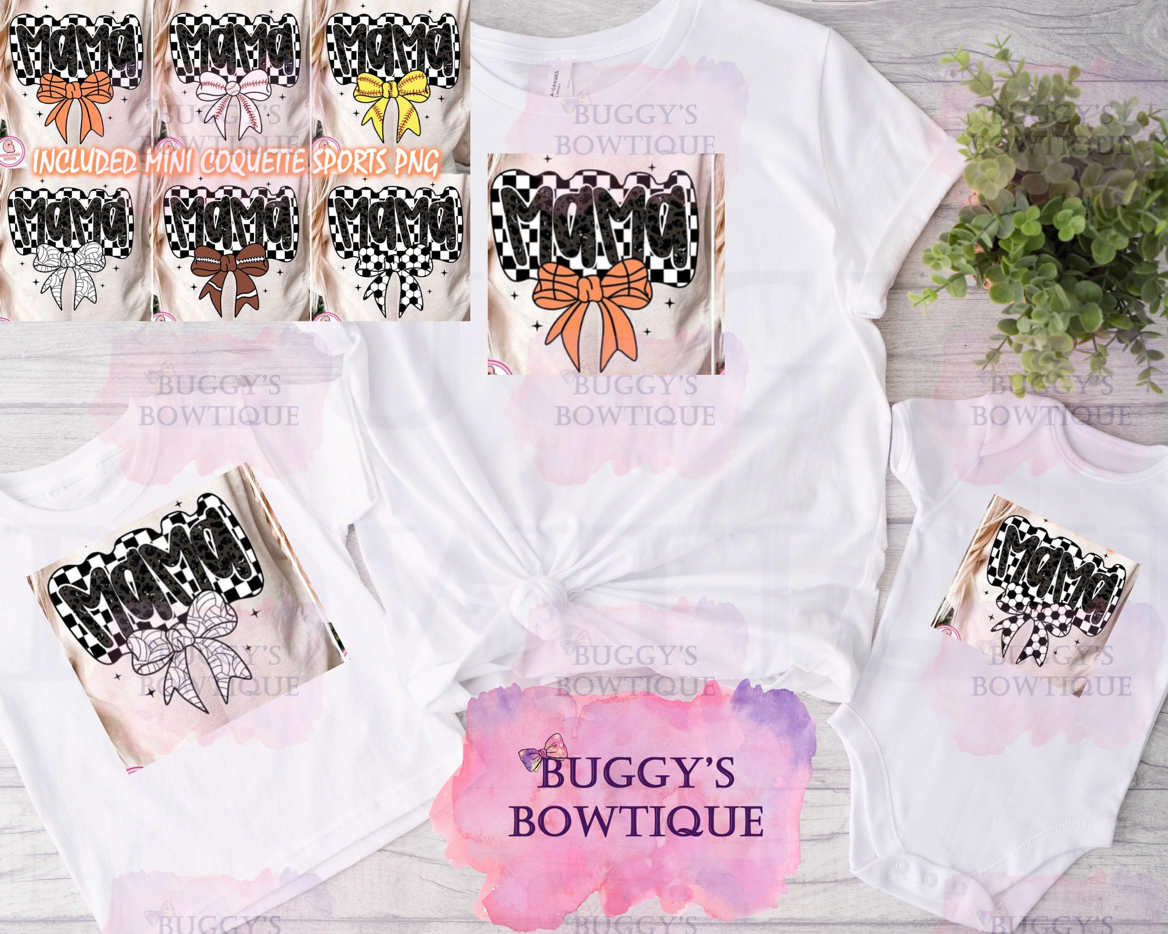 Mama Coquette Sports Sublimation/ DTF/ BLEACHED Shirts, Onesies, Sweatshirts- MULTIPLE COLORS