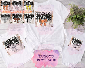 Mama Coquette Sports Sublimation/ DTF/ BLEACHED Shirts, Onesies, Sweatshirts- MULTIPLE COLORS