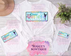 Cheerleader Sublimation/ DTF/ BLEACHED Shirts, Onesies, Sweatshirts- MULTIPLE COLORS