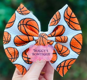Basketball bow/ bow tie/ headband/ piggies/ scrunchie