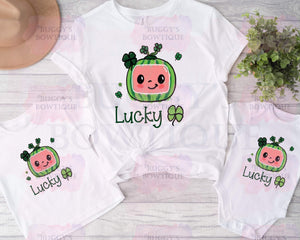 Lucky Sublimation/ DTF/ BLEACHED Shirts, Onesies, Sweatshirts- MULTIPLE COLORS