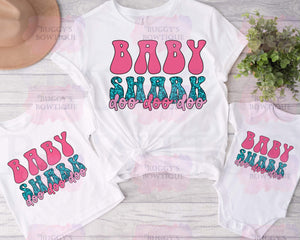 Shark Sublimation/ DTF/ BLEACHED Shirts, Onesies, Sweatshirts- MULTIPLE COLORS