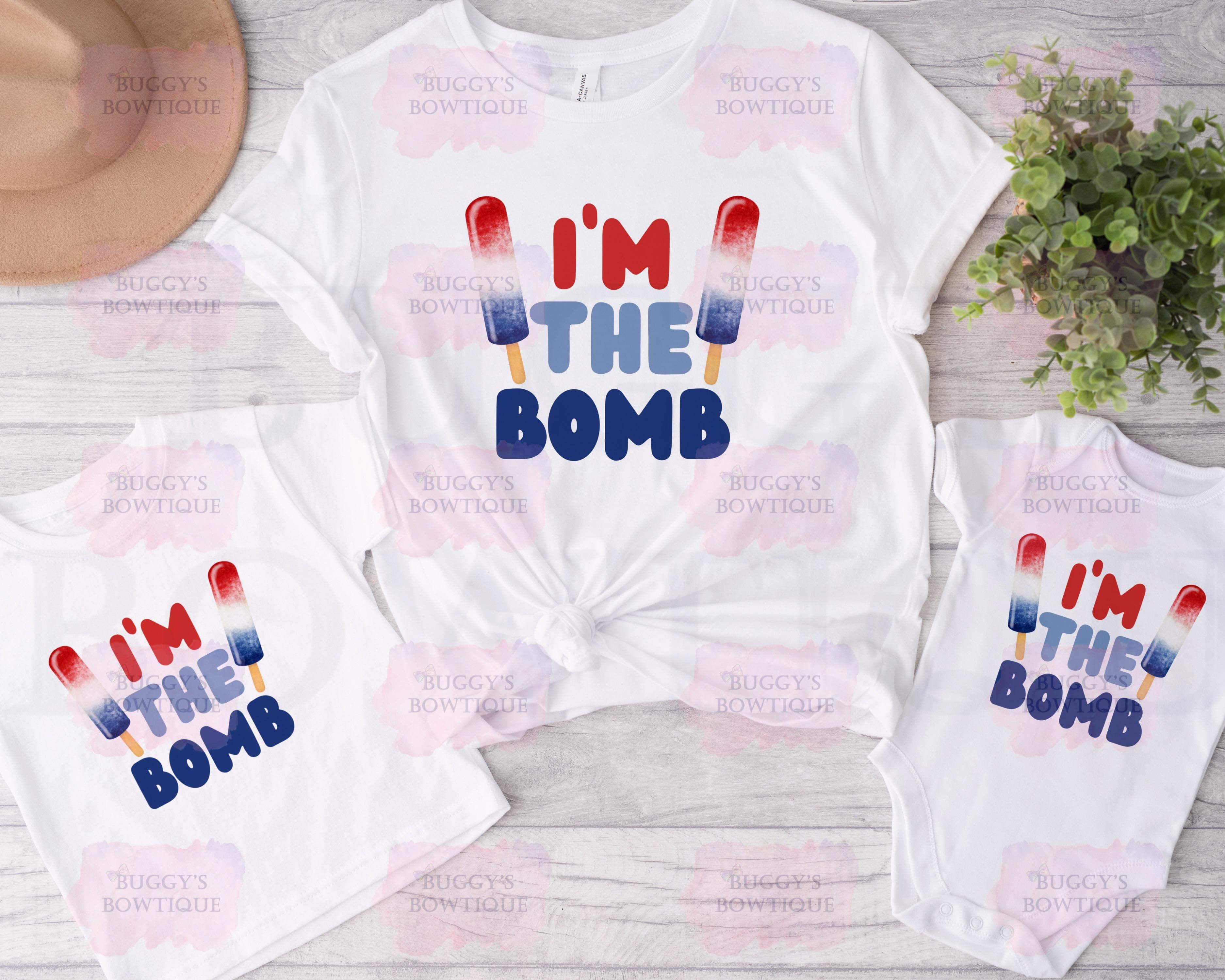 I’m the Bomb! Sublimation/ DTF/ BLEACHED Shirts, Onesies, Sweatshirts- MULTIPLE COLORS