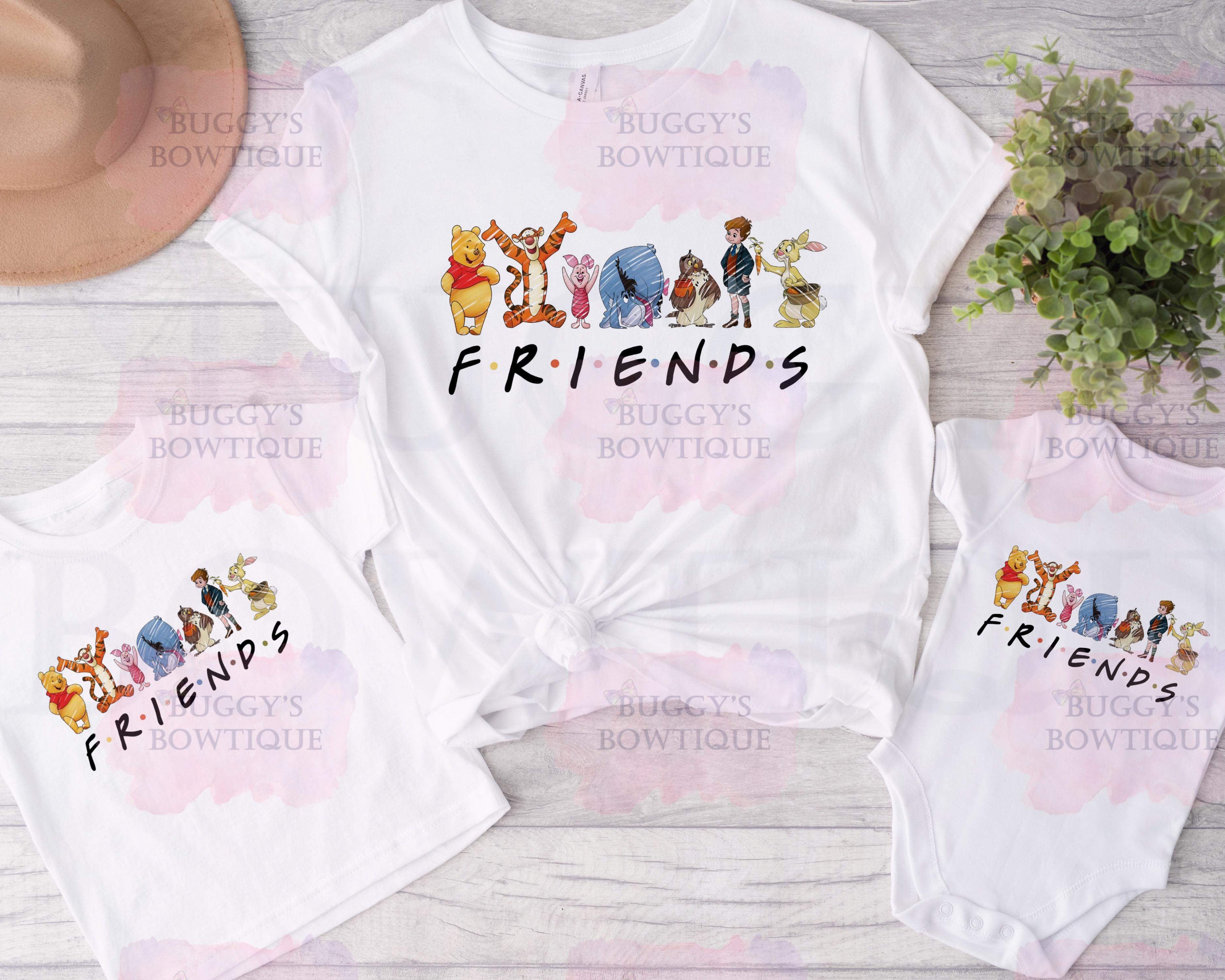 Silly Bear friends Sublimation/ DTF/ BLEACHED Shirts, Onesies, Sweatshirts- MULTIPLE COLORS