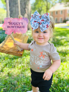 Party In The USA Balloon Dog Sublimation/ DTF/ BLEACHED Shirts, Onesies, Sweatshirts- MULTIPLE COLORS