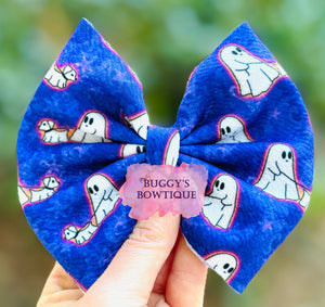 Ghost Walker bow/ bow tie/ headband/ piggies/ scrunchie- MATCHING SHIRT AVAILABLE