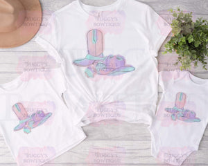 Pastel Western Sublimation/ DTF/ BLEACHED Shirts, Onesies, Sweatshirts- MULTIPLE COLORS- MATCHING ACCESSORIES AVAILABLE