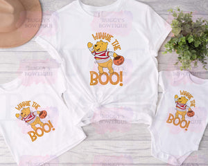 Boo Bear Sublimation/ DTF/ BLEACHED Shirts, Onesies, Sweatshirts- MULTIPLE COLORS