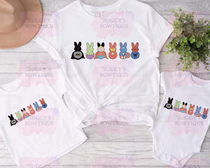 Superhero bunnies Sublimation/ DTF/ BLEACHED Shirts, Onesies, Sweatshirts- MULTIPLE COLORS