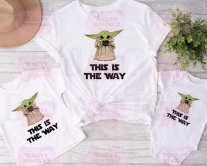 This is the way Sublimation/ DTF/ BLEACHED Shirts, Onesies, Sweatshirts- MULTIPLE COLORS