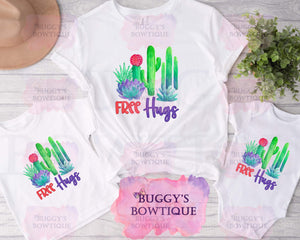 Free Hugs Sublimation/ DTF/ BLEACHED Shirts, Onesies, Sweatshirts- MULTIPLE COLORS