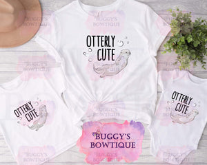 Otterly cute Sublimation/ DTF/ BLEACHED Shirts, Onesies, Sweatshirts- MULTIPLE COLORS