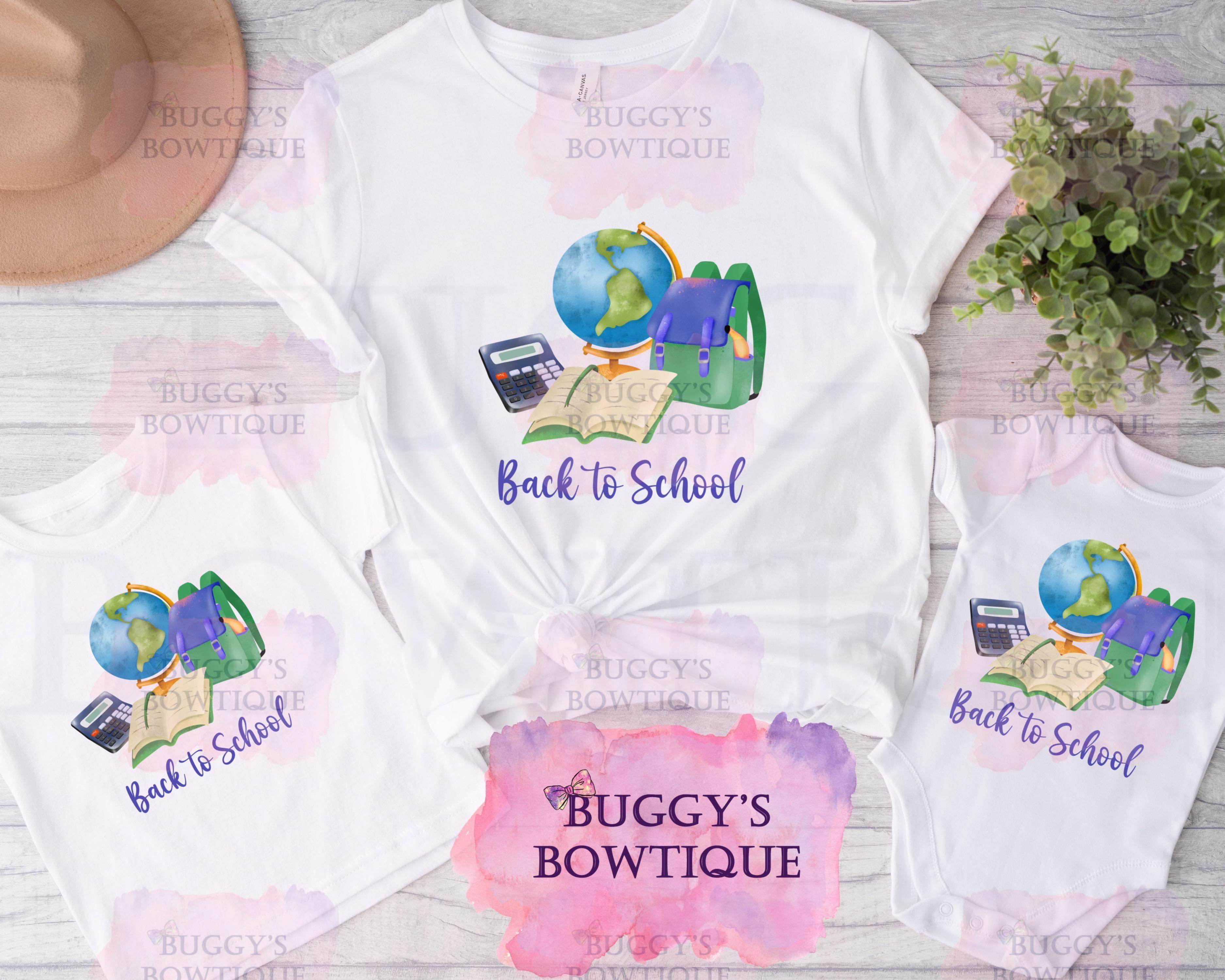 Back to school Sublimation/ DTF/ BLEACHED Shirts, Onesies, Sweatshirts- MULTIPLE COLORS