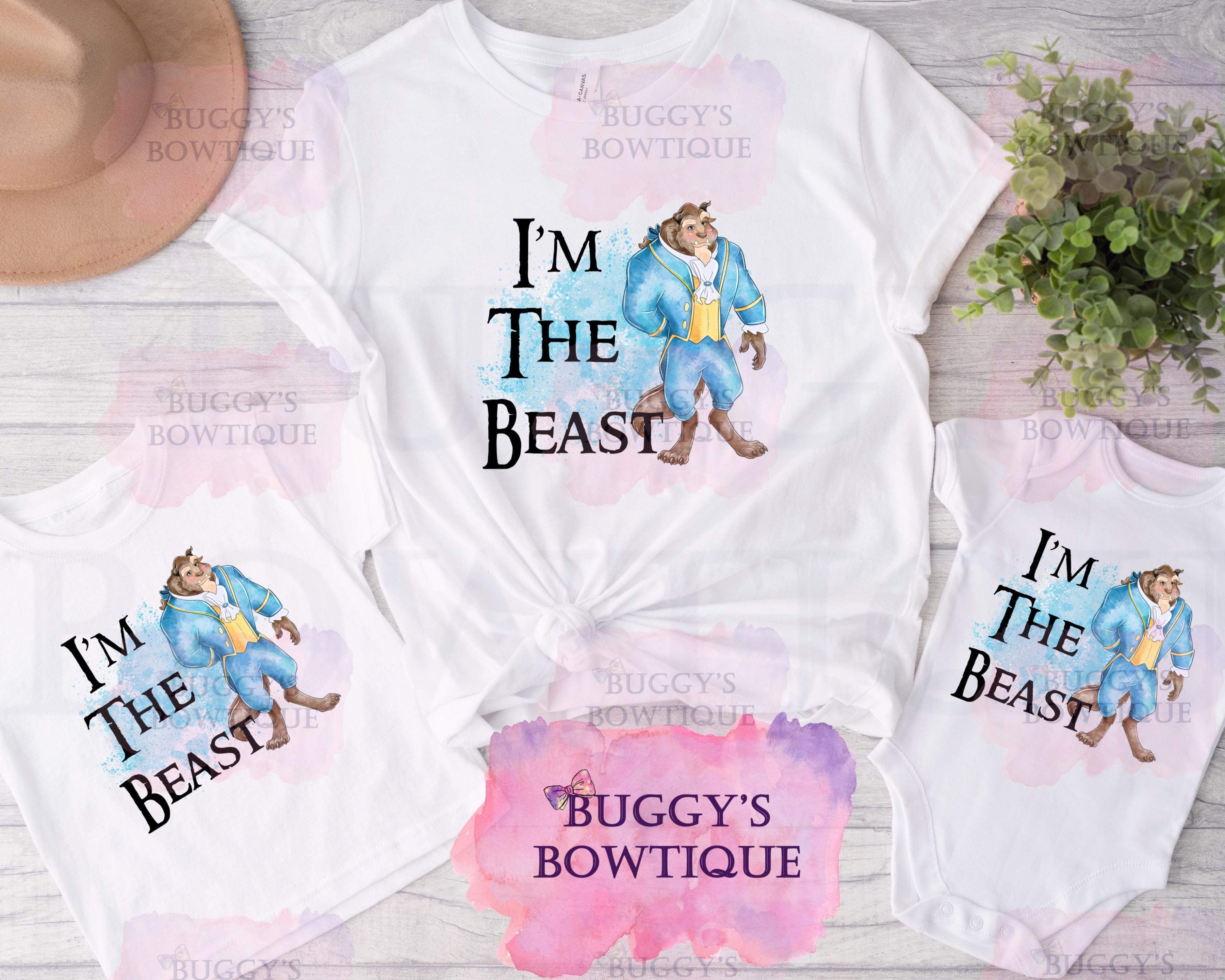 I’m the beast Sublimation/ DTF/ BLEACHED Shirts, Onesies, Sweatshirts- MULTIPLE COLORS