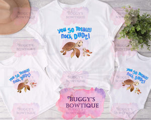 You rock dude Sublimation/ DTF/ BLEACHED Shirts, Onesies, Sweatshirts- MULTIPLE COLORS