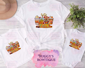 Hello Fall Sublimation/ DTF/ BLEACHED Shirts, Onesies, Sweatshirts- MULTIPLE COLORS