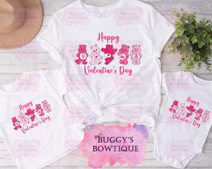 Happy Valentine’s Day Sublimation/ DTF/ BLEACHED Shirts, Onesies, Sweatshirts- MULTIPLE COLORS