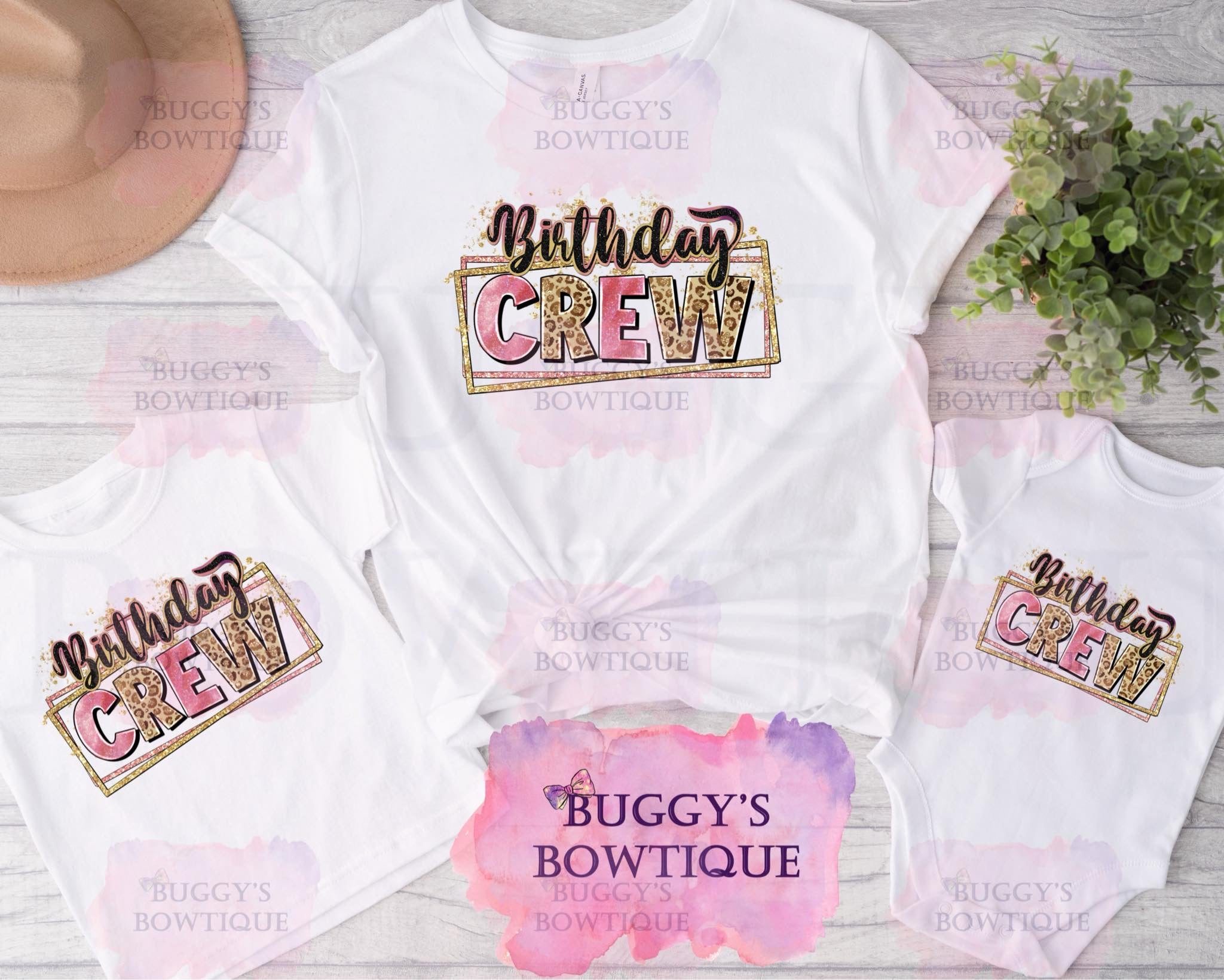 Birthday Crew Sublimation/ DTF/ BLEACHED Shirts , Onesies, Sweatshirts- MULTIPLE COLORS by B