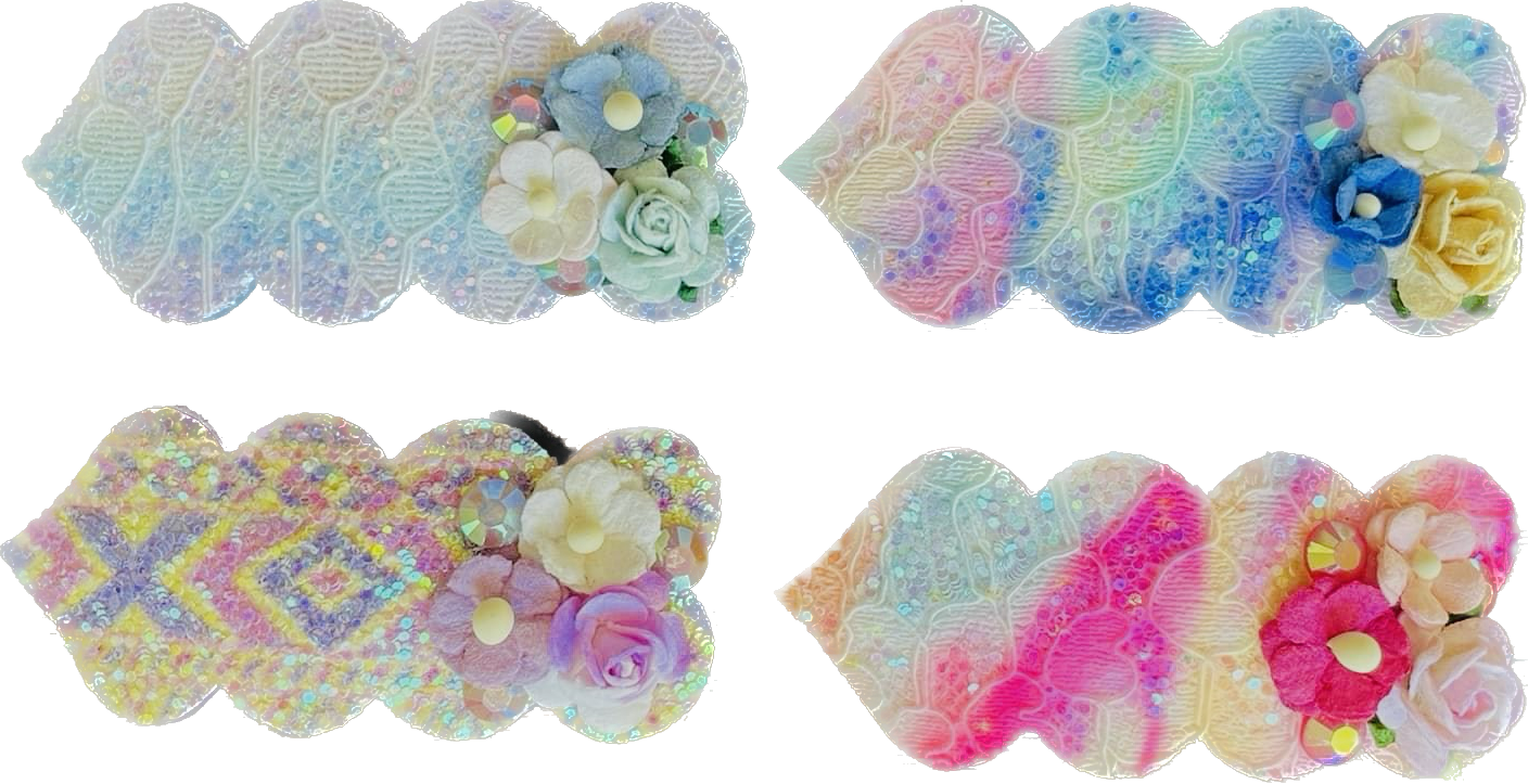 RTS Floral Snap Clips