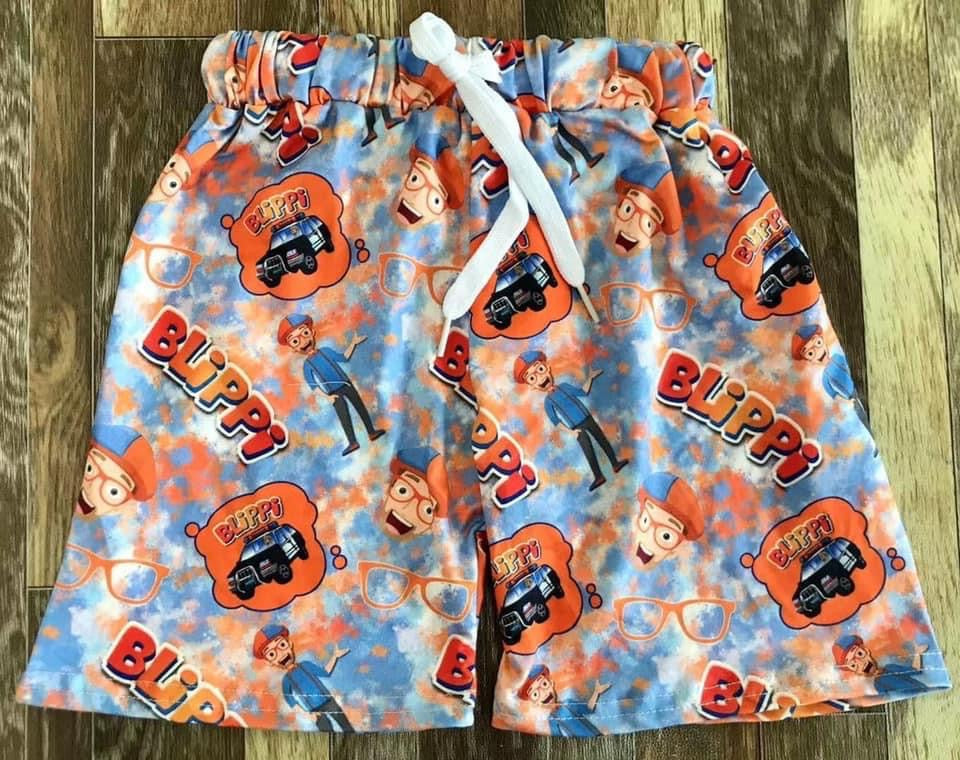 RTS Orange Blue Character Swim Shorts