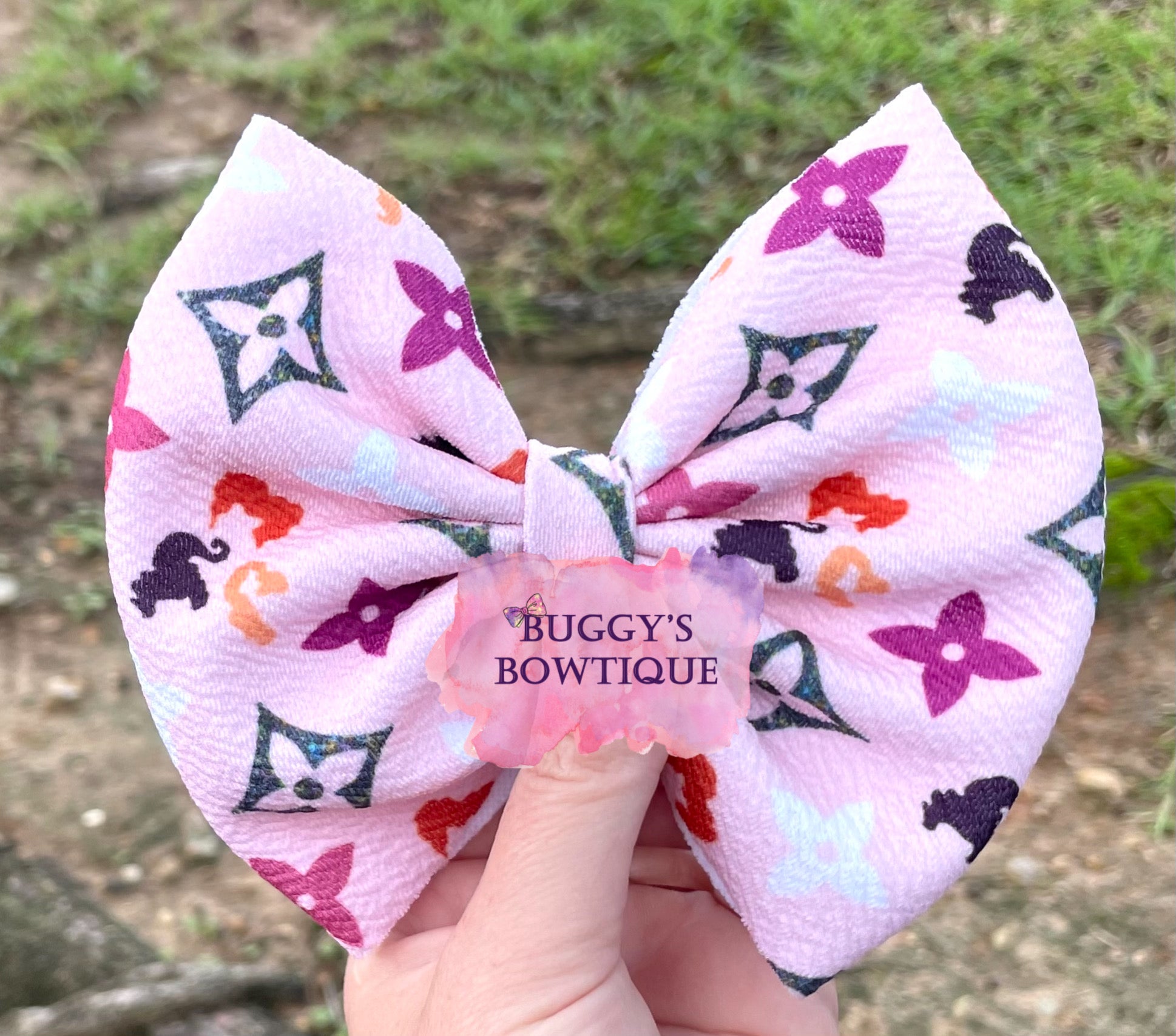 Boujee Witches bow/bow tie/headband/piggies/Scrunchie/earrings